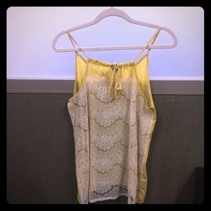 SALE ⬇️ Francesca’s lace tank/cami, M